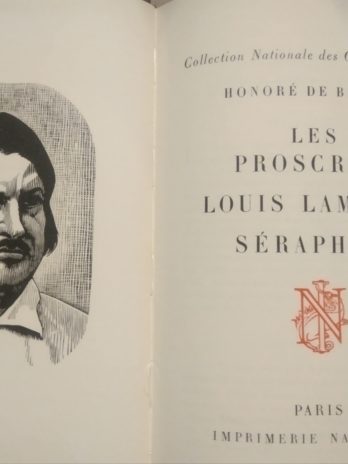 Honoré de Balzac – Les Proscrits. Louis Lambert. Séraphîta.