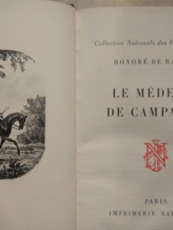 Honoré de Balzac – Le médecin de campagne.