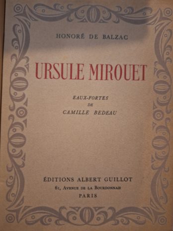 Honoré de Balzac – Ursule Mirouet