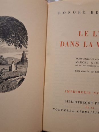 Honoré de Balzac – Le lys dans la vallée.