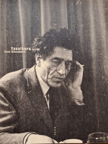 Yanaihara Isaku – Avec Giacometti.