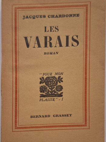 Jacques Chardonne – Les Varais