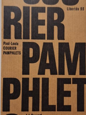 Paul-Louis Courier – Pamphlets