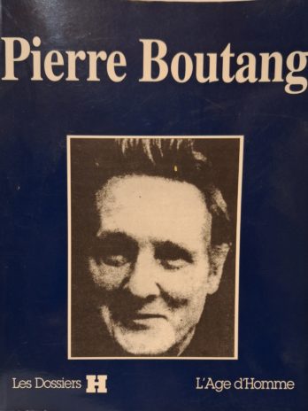 Les Dossiers H – Pierre Boutang.