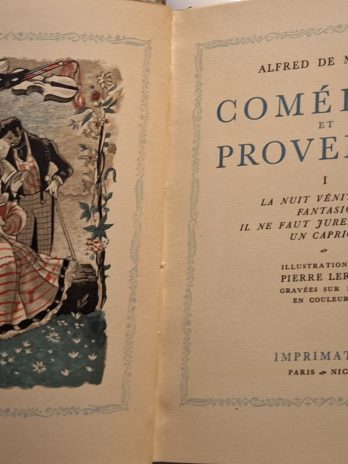 Alfred de Musset – Comédies et Proverbes [Illustrations de Pierre Leroy]