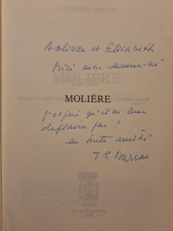 Jean-Pierre Darras – Molière. Mémoires imaginaires