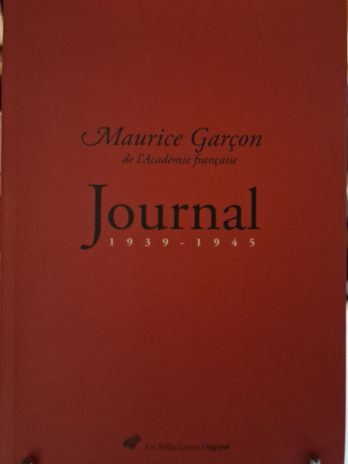 Maurice Garçon – Journal 1939-1945